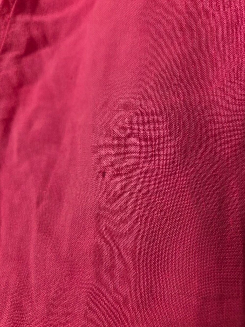 Zara 13/14 Bright Pink 100% Linen Lightweight Spring Blazer Jacket - Picture 7 of 9
